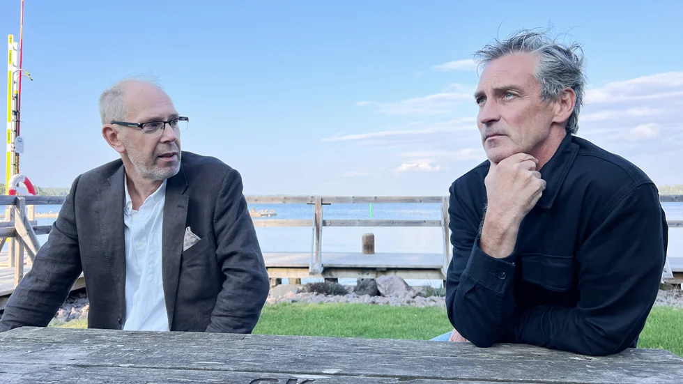 Christian Sahlén och Johan Dahlberg från Borenshultsområdets båt- och strandförening känner sig nu ganska nöjda med kontraktet som vuxit fram. Men det är inte klart än.