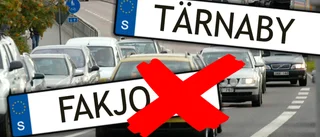 Regskyltarna i Skellefteå som fick ja – och de som förbjöds