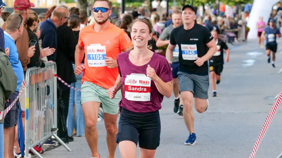 Första halvan av Västervik City Run