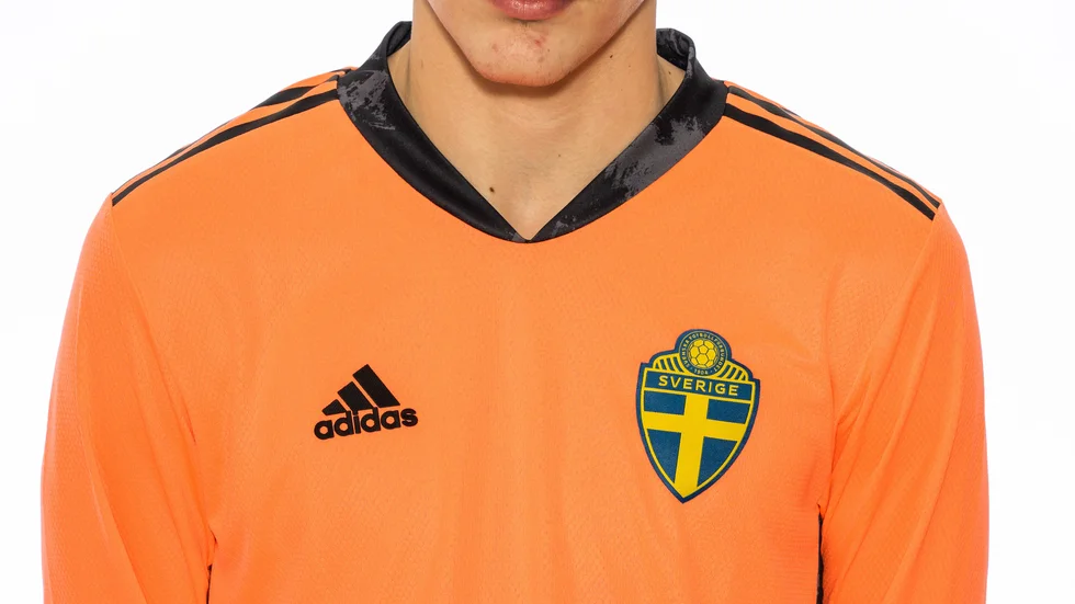 Simon Eriksson under ett landslagsläger.