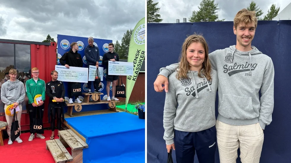 Gustav Fahlström och Greta Sjörgren slutade på en hedrande sjätteplats i dam- respektive herrklassen. 