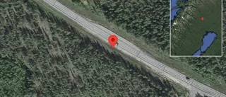 Stopp på E10 på grund av en singelolycka