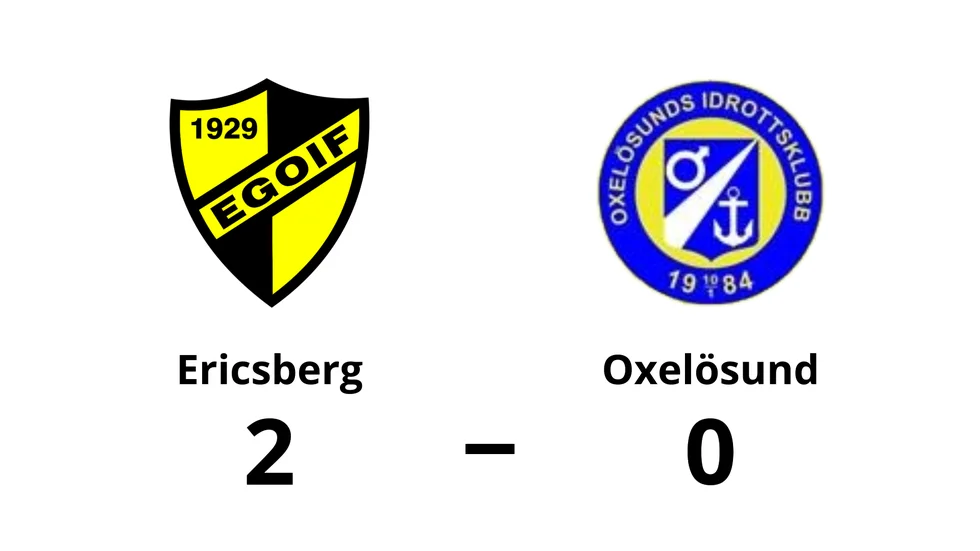 Ericsbergs GoIF vann mot Oxelösunds IK