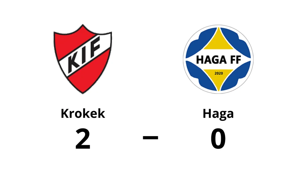 Krokek vann mot Haga FF