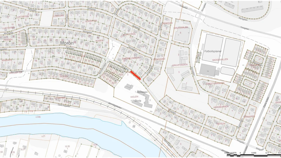 Här stängs gatan av under måndagen den 5 februari till tisdagen den 6 februari.