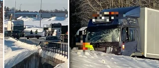 Multiple vehicle pile-up closes E4 in both directions