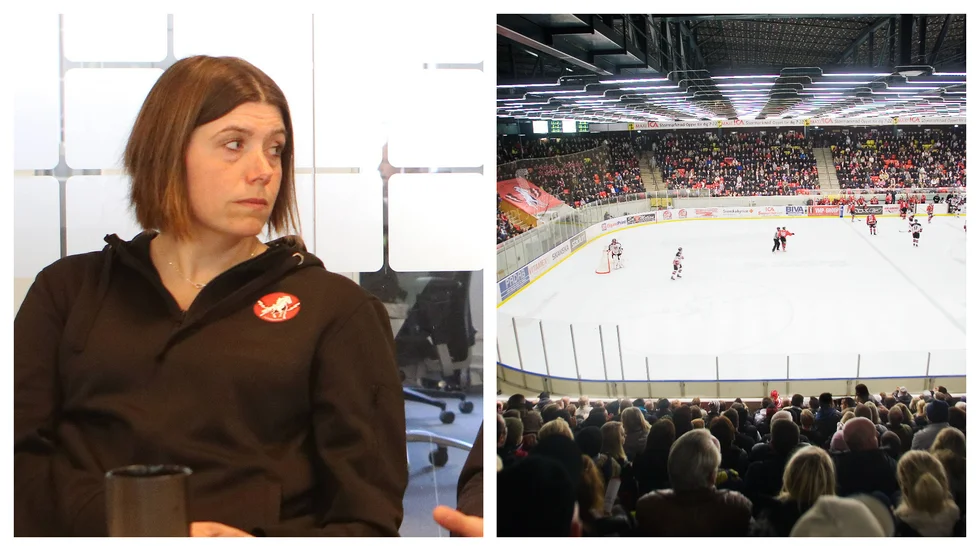 Maria Holm, ordförande i Vita Hästen, hoppas på fullsatta läktare i Himmelstalundshallen ikväll.  