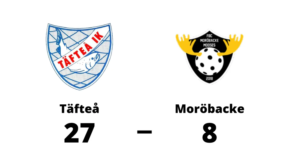 Täfteå IK vann mot FBC Moröbacke