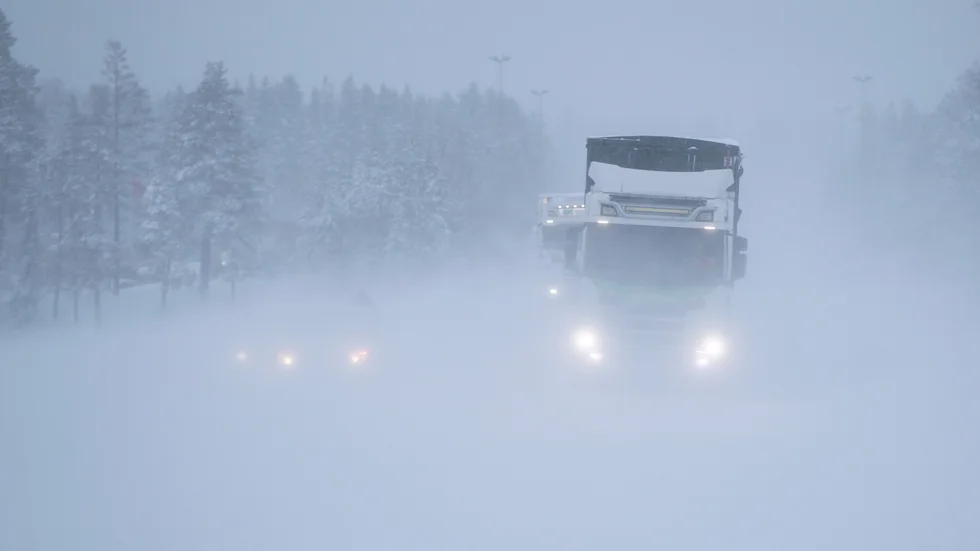 Många har suttit fast i sina fordon under natten. Arkivbild.