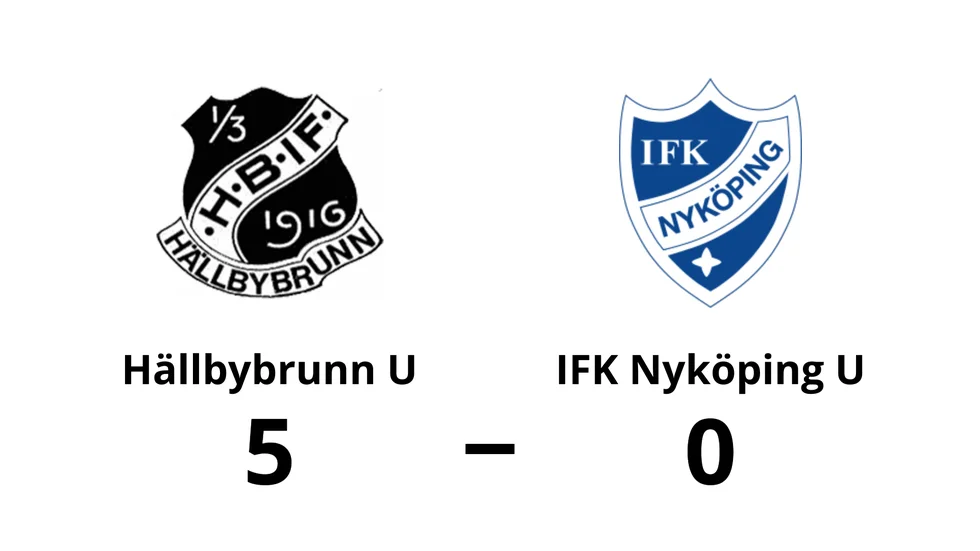 Hällbybrunns IF U vann mot IFK Nyköping U