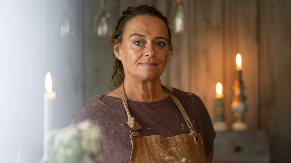 Sara Berggren är keramiker och arbetar från sin verkstad i centrala Piteå. I veckan ställer hon ut sitt hantverk på Noliamässan.