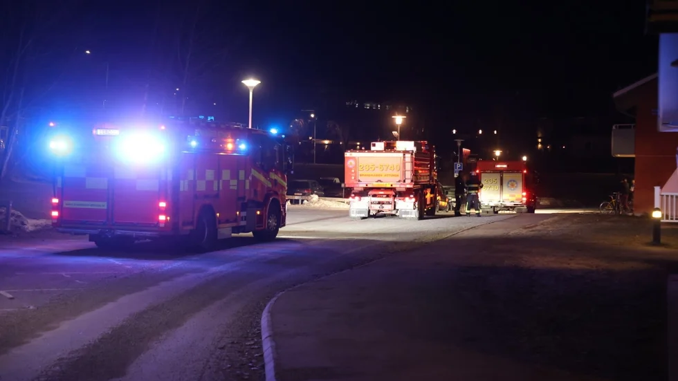 Räddningstjänsten släckte en eld på ett regemente i Boden (arkivbild).