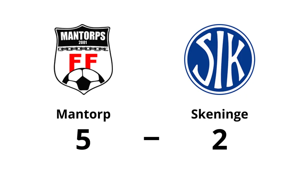 Mantorps FF vann mot Skeninge IK