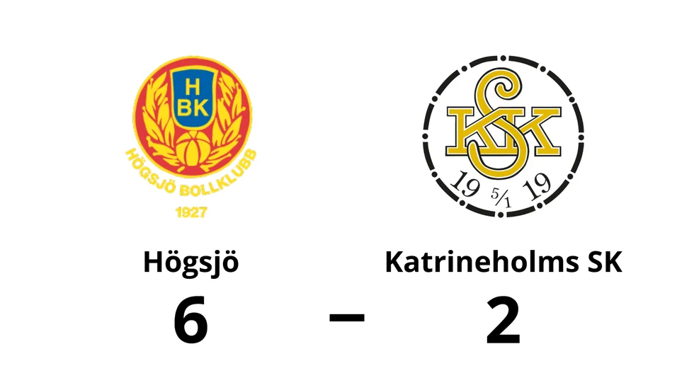 Högsjö BK vann mot Katrineholms SK FK