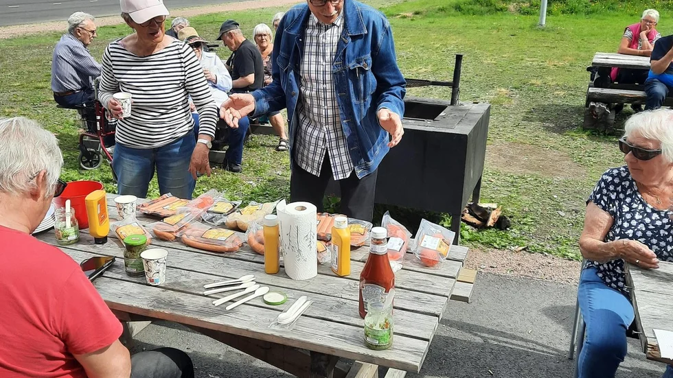 Grillfest på Ormberget.
