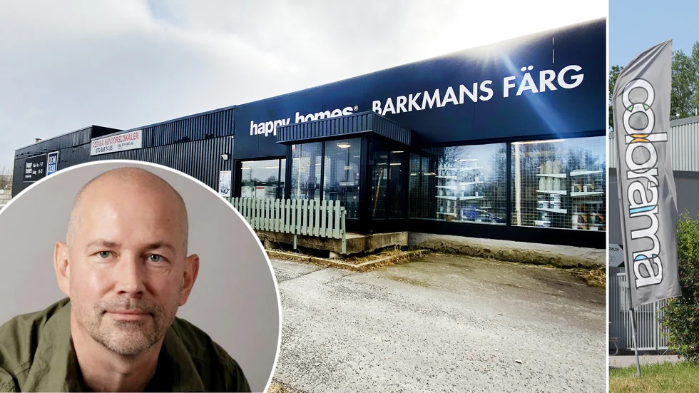 Magnus Ohlsson, kedjechef på Happy homes, berättar om Mestergruppen Sveriges aktieköp av Happy homes och Colorama.