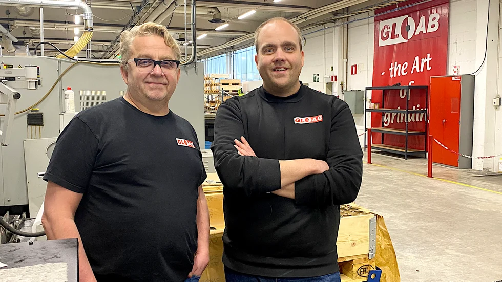 Gloab AB i Enköping, specialister på precisionsslipning i robotmiljö, generationsväxlar. Linus Wettainen tar över företaget efter sin pappa Roger Magnusson och planerna är att företaget ska växa ännu mer på en global marknad.