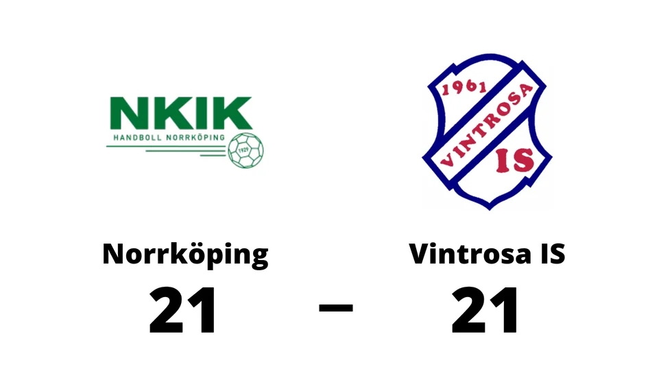 Norrköping KvIK spelade lika mot Vintrosa IS