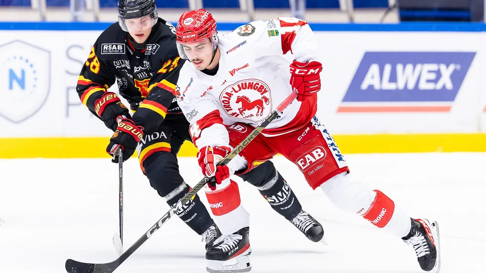 Kalle Bartholdsson, här i Troja/Ljungbys tröja, presenterades på torsdagen som nyförvärv i VIK.