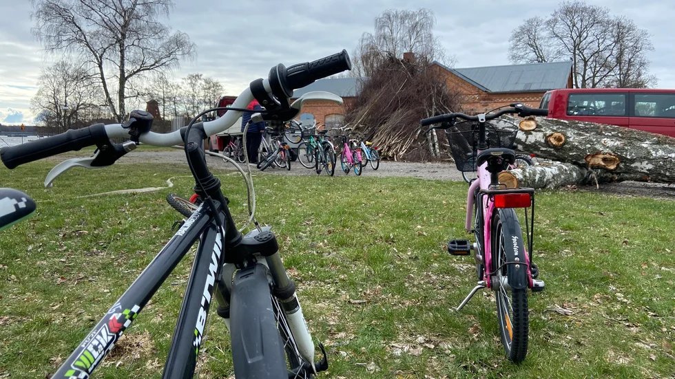 Det är extra många cyklar som finns tillgängliga att låna i år från Fritidsbanken.