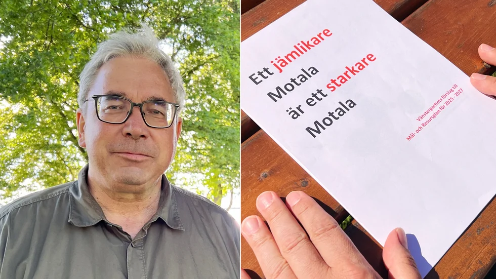 Peter Karlberg, gruppledare för Vänsterpartiet i Motala vill satsa på insatser i skolan för höjda resultat i kommande budget.