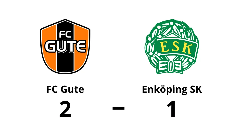 FC Gute vann mot Enköpings SK FK