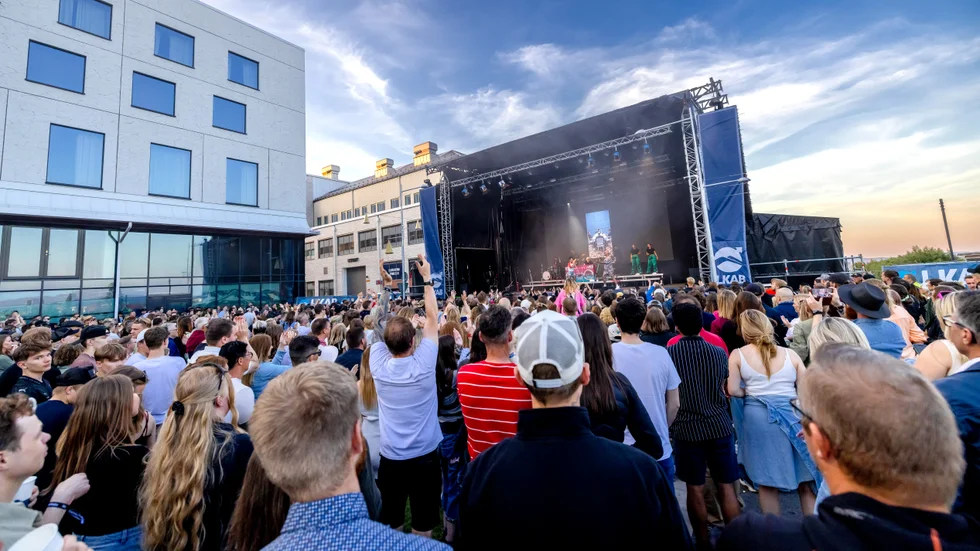 Från Aquas spelning under årets festival.