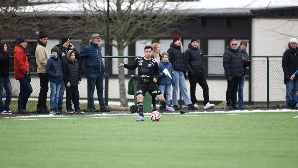 Sami Skhiri gjorde Ljungsbros mål i matchen mot Huddinge.