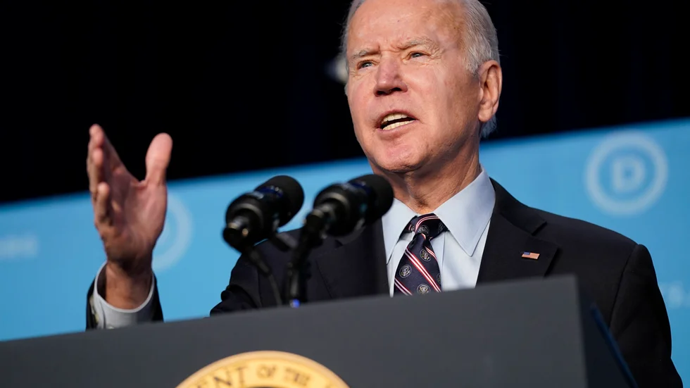 President Joe Biden pressar Ryssland ytterligare. Arkivbild