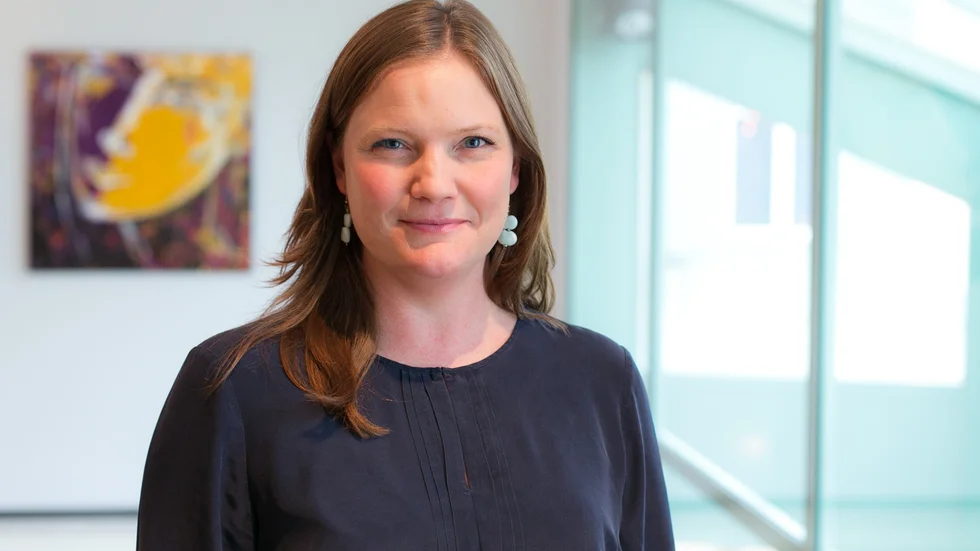 Hanna Geurtsen, sektionschef på region Nord på Migrationsverket i Uppsala, arbetar med att utöka boendekapaciteten i Uppsala med omnejd. 