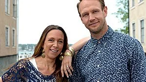 Förväntansfulla. Både Stina Qubti och Steve Johansson är taggade och ser fram emot att leda Tjustgalan.