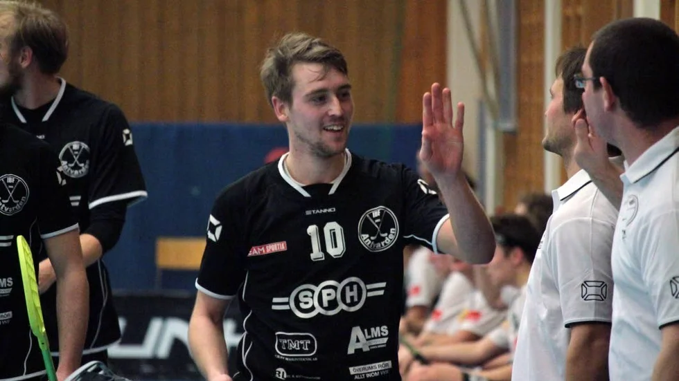 Målskytt. Tommy Nilsson gjorde tre av målen för Antvarden.