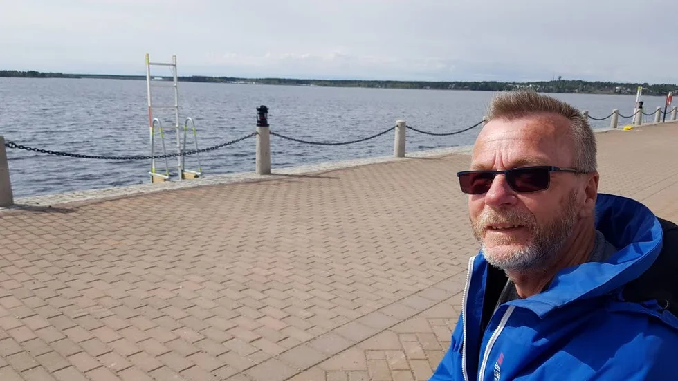Roger Karlsson är en av många Lulebor som njuter av det havsnära livet. Att det nu är ännu säkrare i hamnarna är något han uppskattar.