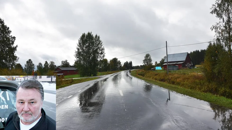 En tolvårig flicka skadades allvarligt när hon blev påkörd sent på tisdag eftermiddag. Inbybyn Kjell Wallmark, infällda bilden,  är upprörd övar att inget görs för att stävja fortkörningen efter raksträckan där olyckan inträffade.
