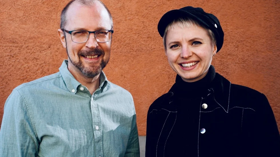 Nya toppduon. Robert Nordman är förstanamnet och Hedda Ottesen andranamnet på Miljöpartiets kommunlista i Norrköping inför valet.