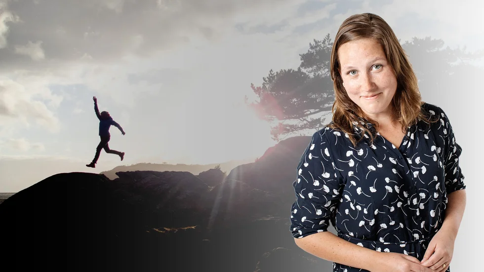 ”Och vips så har femton år gått. Och föräldraskapet är inne i ännu en helt ny fas och man är exakt lika mycket nybörjare nu som när hon föddes för fortfarande är hon det första barnet.”