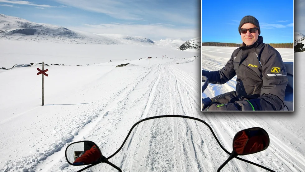 En närmare 80 mil lång skoterled ska sätta Tornedalen på kartan. Verksamhetsledare är Björn Winsa.