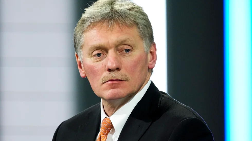 Vladimir Putins talesperson Dmitrij Peskov. Arkivbild.