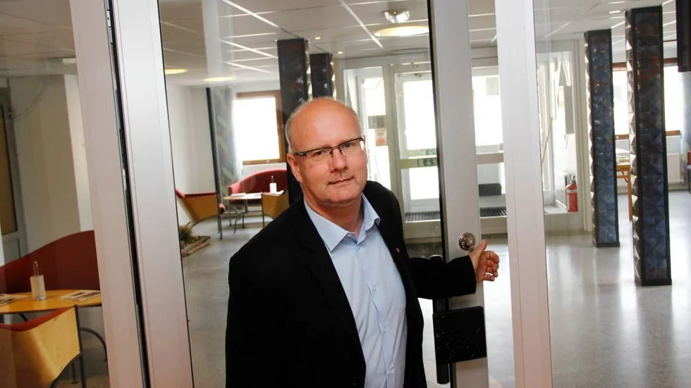 Drabbad av strömavbrottet. Östhammars kommundirektör Peter Nyberg.