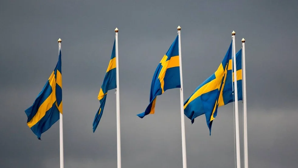 Knopp. Kopparslagare L.G. Säfström i Grillby uppfann en vridbar flaggstångsknopp som han erhöll patent på.