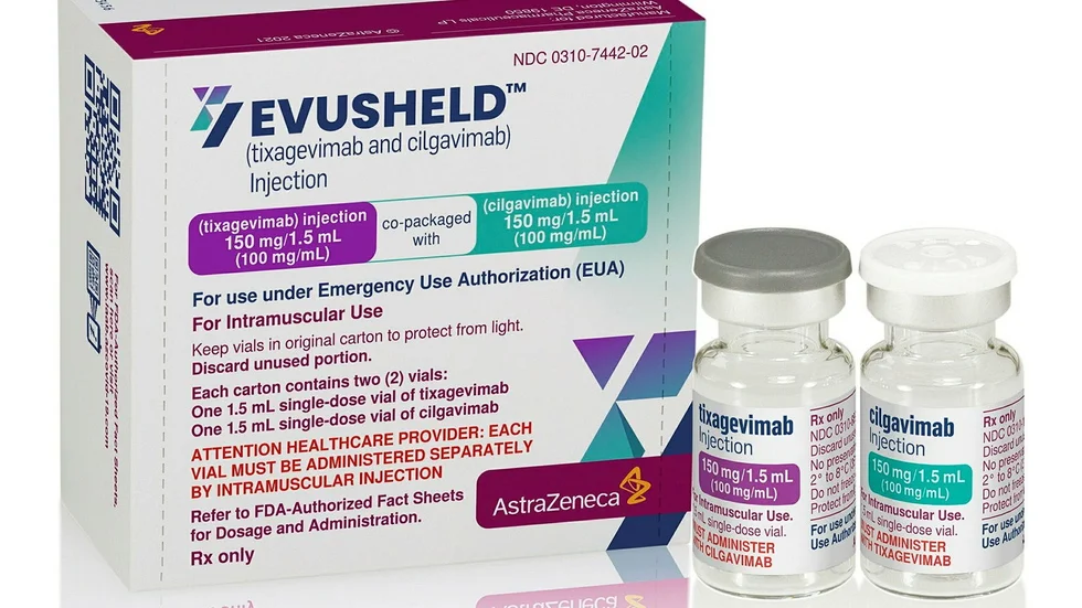 Läkemedlet Evusheld är avsett för en specifik och liten grupp av patienter med nedsatt immunförsvar. Pressbild.
