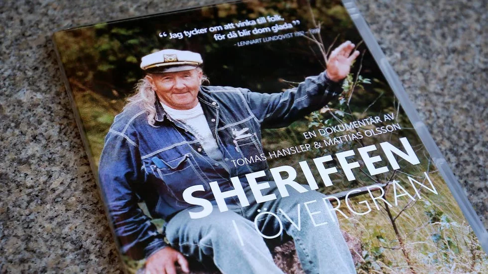 Vinkade. Lennart Lundkvist, mer känd som sheriffen i Övergran.