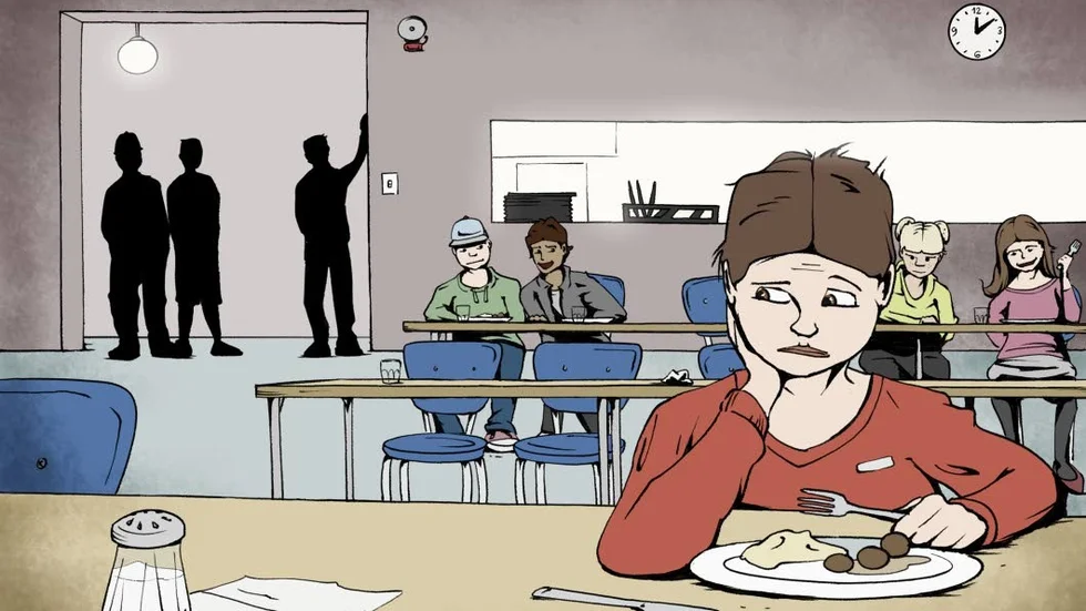 Aldrig trygg. Kims skolvardag har präglats av glåpord, men                                     också av våld. Lärarna har flera gånger missat kränkningarna, enligt Kims föräldrar.