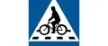 Cykelöverfart ger cyklist företräde