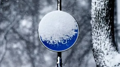 Snöoväder i Uppsala 2012.