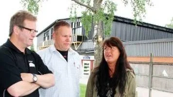 Peter Hedén, Thomas Karlsson och Eva Erixon vill ha snyggare centrum.