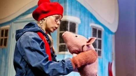 Lisa Larsson i Lotta på Bråkmakargatan.