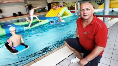 om simkunnighet och simundervisning, Vladimir Berglund/badmästare på Gottsundabadet.