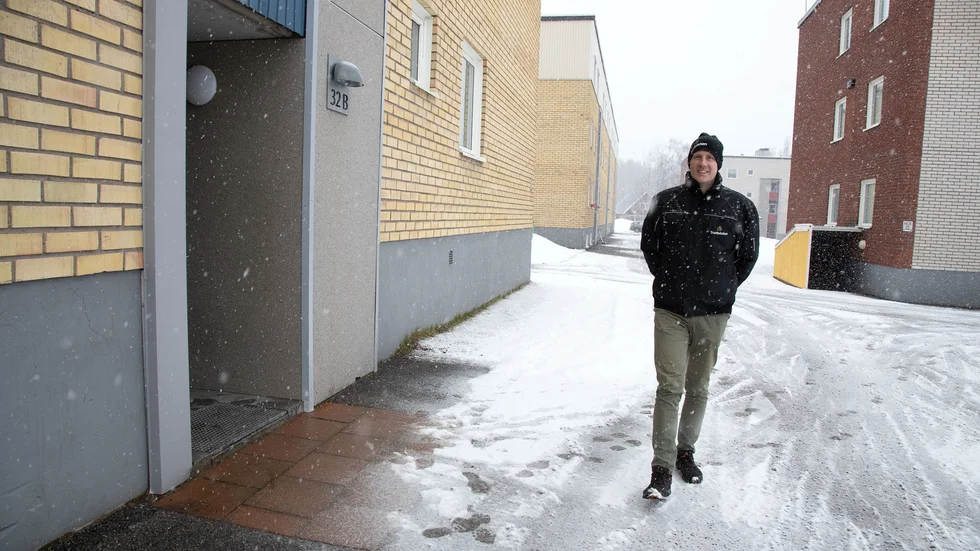 Durrnäs är ett av de områden där Trumbäcken hyr ut lägenheter till ett tyskt företag. "Det är jätteroligt att det som händer i Skellefteå ger effekt och sprider sig som ringar på vattnet till Piteå", säger vd:n Samuel Bernberg.