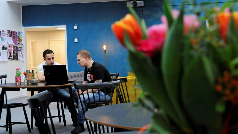 Memorizon. Det är fullt upp för Basel Kikhia, ordförande och vd, och Niklas Karvonen, utvecklingsansvarig. "Det är hela tiden nya spännande utmaningar vilket tar mycket tid samtidigt som det är jätteroligt", säger Basel.